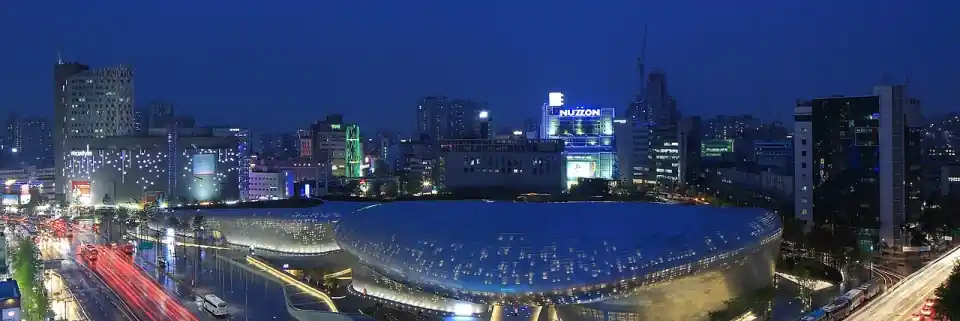 동대문디자인플라자 실제 전경 사진