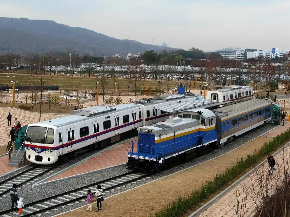 국립과천과학관 야외 철도 전시
