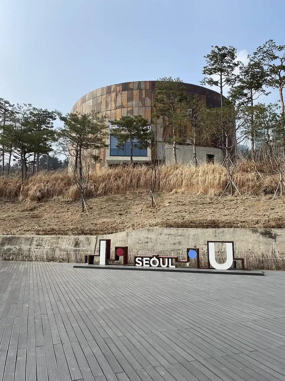문화비축기지의 실제 탱크 공간
