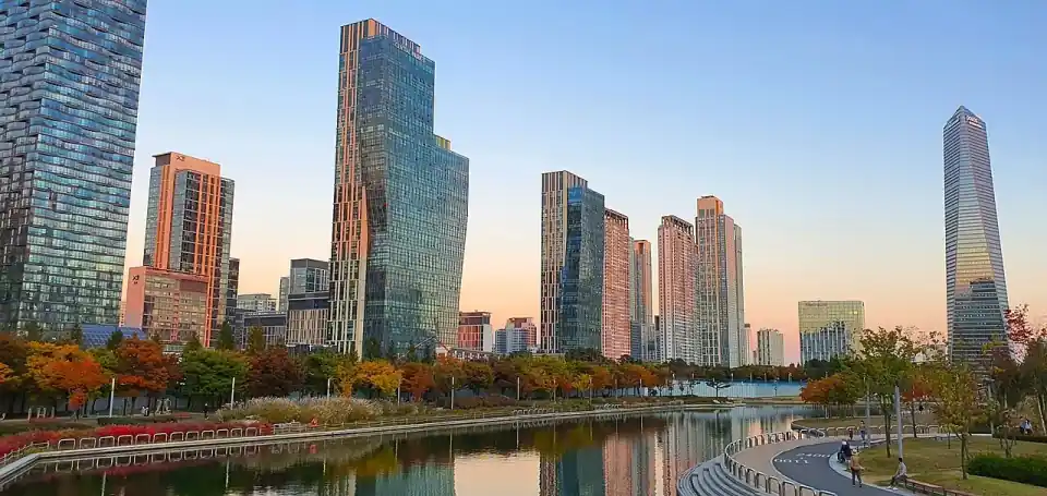 송도 센트럴파크 실제 전경 사진